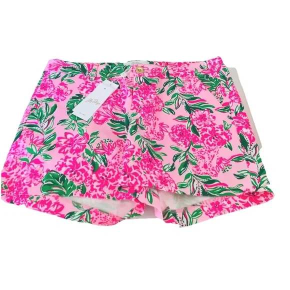 Lilly Pulitzer Callahan 5” Shorts-Conch Shell Pink NEW - Picture 1 of 12